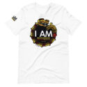 I AM: T-Shirt with sleeve design
